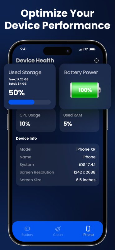 device health & cleaner