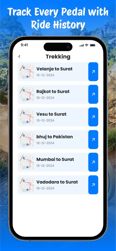 bike map navigation tracker