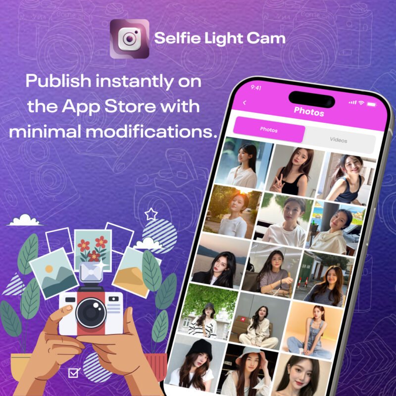 Selfie Light Cam source code