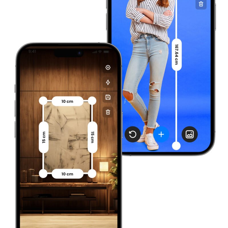 Tape Measure App features